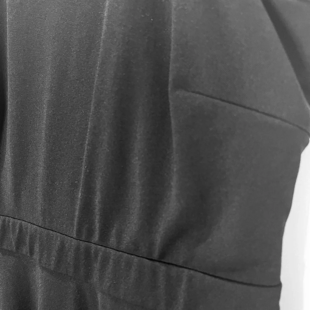 Ann Taylor Black A-line Maxi Dress Sleeveless Sz 8 - Picture 2 of 5